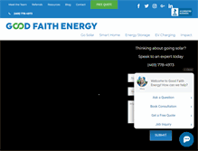 Tablet Screenshot of goodfaithenergy.com